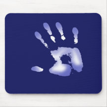 Gestoßenes Auflageblau Mauspad