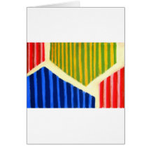 Gestreifte Polygone (geometrischer Expressionismus Karte