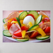 Gesundes veganes Frühstück Plakate