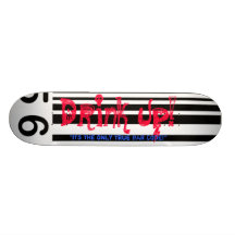 Getränk oben! , "sein der einzige wahre BAR-CODE!  Personalisiertes Deck