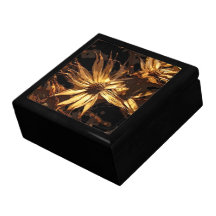 Getrocknete Blume abstrakt Geschenkbox