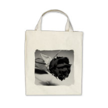 Getrocknete Rosen-Fotografie - Schwarzes u. Weiß Taschen
