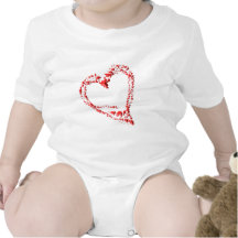 getropftes Herz T-Shirts