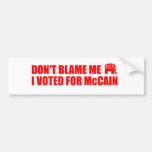 GEWÄHLT - MCCAIN AUTOSTICKER
