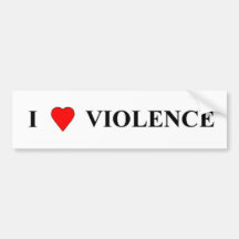 Gewalt der Liebe I Autosticker