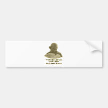 Gewaltlosigkeit-Gold die MUSEUM Zazzle Geschenke Auto Aufkleber