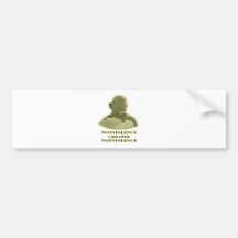 Gewaltlosigkeiten färben die MUSEUM Zazzle Geschen Autoaufkleber