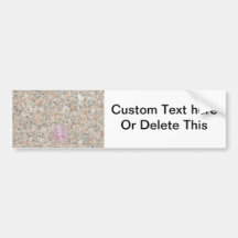 gewaschenes zerquetschtes Muschelkammuschel-Strand Auto Sticker