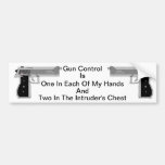 Gewehr-Kontrolle Auto Sticker