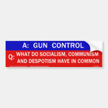 Gewehr-Kontrolle Auto Sticker