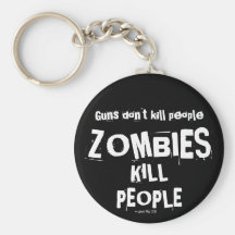 Gewehre töten nicht Leute, ZOMBIES Tötungs-Leute Schlüsselband