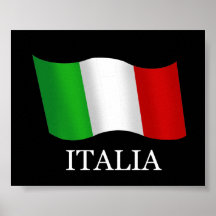 Gewellte Flagge Verkaufsschlagers Italiens für Ita Plakatdrucke