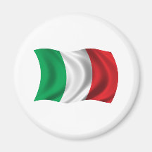 Gewellte Italien-Flagge Magnete