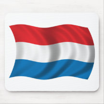 Gewellte niederländische Flagge Mauspads