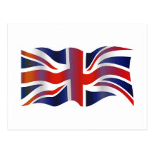 Gewelltes Großbritannien Postkarte