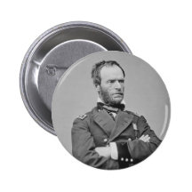 Gewerkschafts-Armee-General William Tecumseh Sherm Anstecknadel