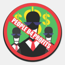 Gewinne der Leute-B4 Stickers