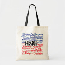 Gewinne zu Unicef - Haiti-Umbauten Leinentasche