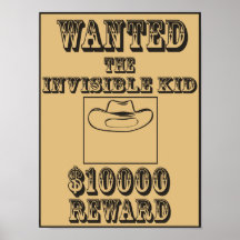 Gewolltes unsichtbares Kind Plakat
