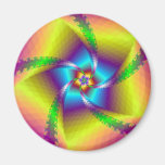Gewundener mit Blumenmagnet Magnete