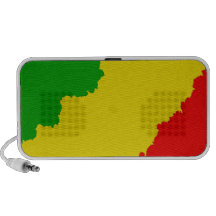 Gezackte Rasta Streifen Mobile Lautsprecher