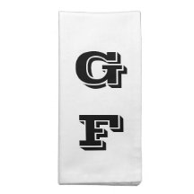 GF (Gluten frei) Servietten-Set von 4