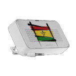 Ghana-Bürsten-Flagge iPhone Speaker