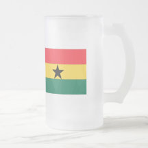 Ghana-Flagge Tee Tasse