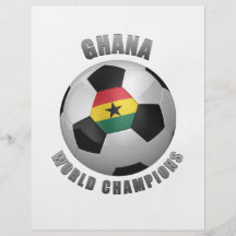 GHANA-FUSSBALL-MEISTER FLYERDRUCK