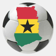 Ghana-Nationalmannschaft Runde Sticker