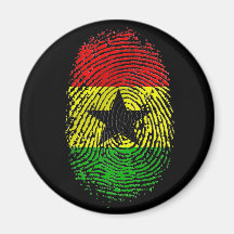 Ghanian Ghana DNS Stolzgeschenke 100% Magnets
