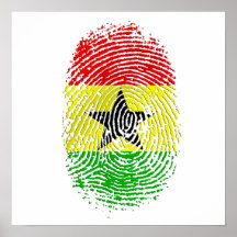 Ghanian Ghana DNS Stolzgeschenke 100% Poster