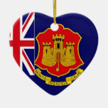 Gibraltar-Flaggenverzierung ornaments