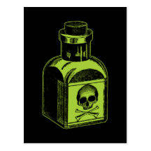 Gift-Flasche Postkarten