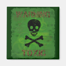 Giftiger warnender Magnet