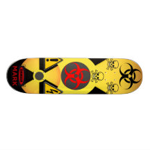 GIFTIGES PROkennzeichen Skateboarddecks