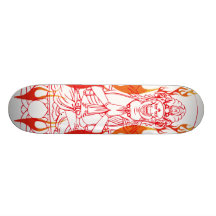 GIHAN Vorlage Skateboard Skate Board