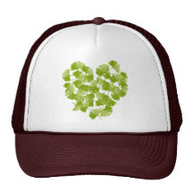 Ginkgo-Blatt-Herz Kappen
