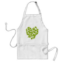 Ginkgo-Blatt-Herz Schürze