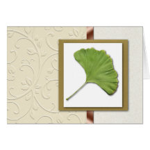 Ginkgo-Blatt Karten