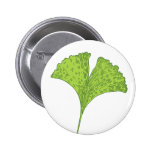 Ginkgo-Blatt-Knopf Anstecknadelbutton