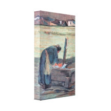 Giovanni Segantini - Waschmaschine Galerie Faltleinwand