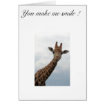 Giraffe Karte