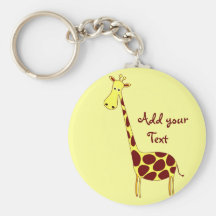 Giraffe Keychain Schlüsselbänder