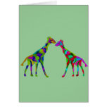 Giraffe Luv Karten