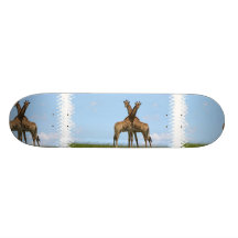 Giraffe paart Skateboard Individuelle Skateboarddecks