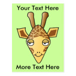 Giraffe Postkarte