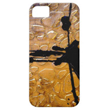 Giraffen-Druck durch abstrakte Künstler-Stechpalme iPhone 5 Hülle