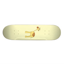 Giraffen-Karikatur Personalisiertes Skateboarddeck