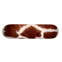 Giraffen-Muster-Tierdruck Skateboard Brett